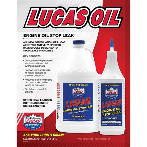 lucas oil stop leak review|Reviews for Lucas Oil Products Engine Oil Stop Leak 32oz